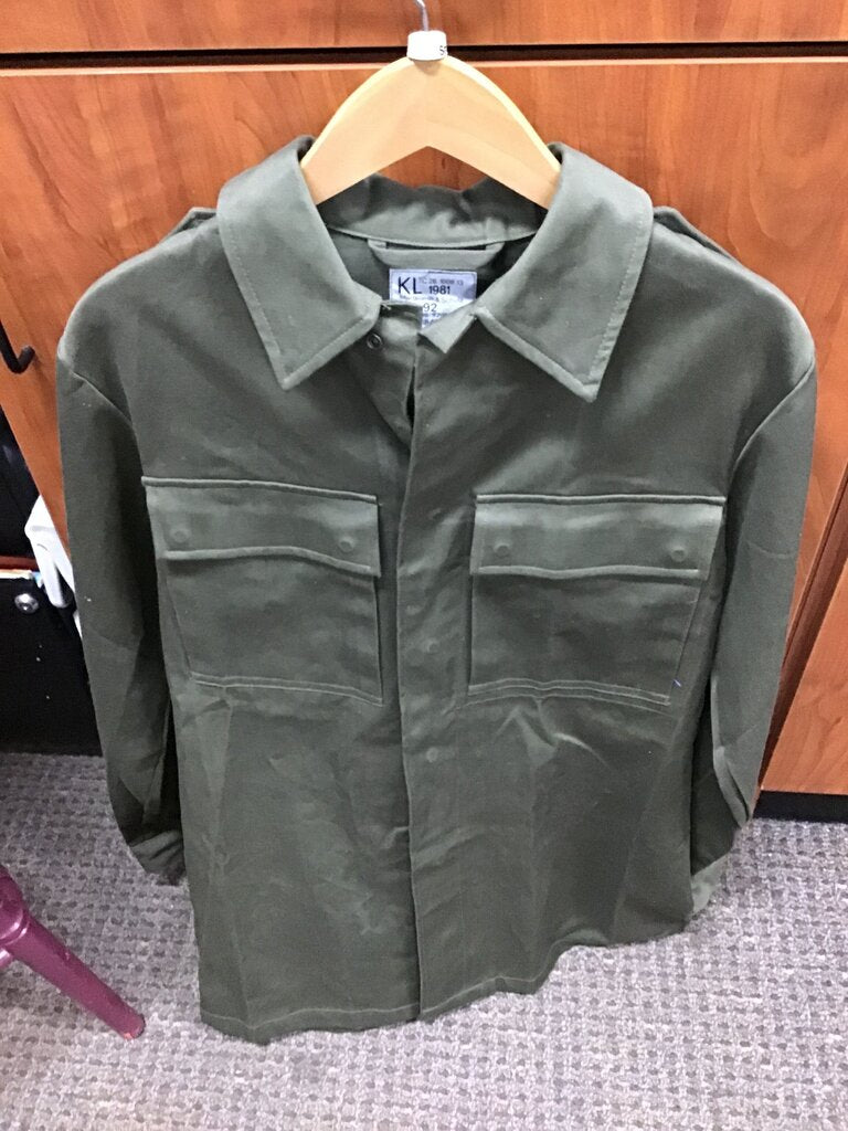 KL 1981 Olive Green Military Style Shirt