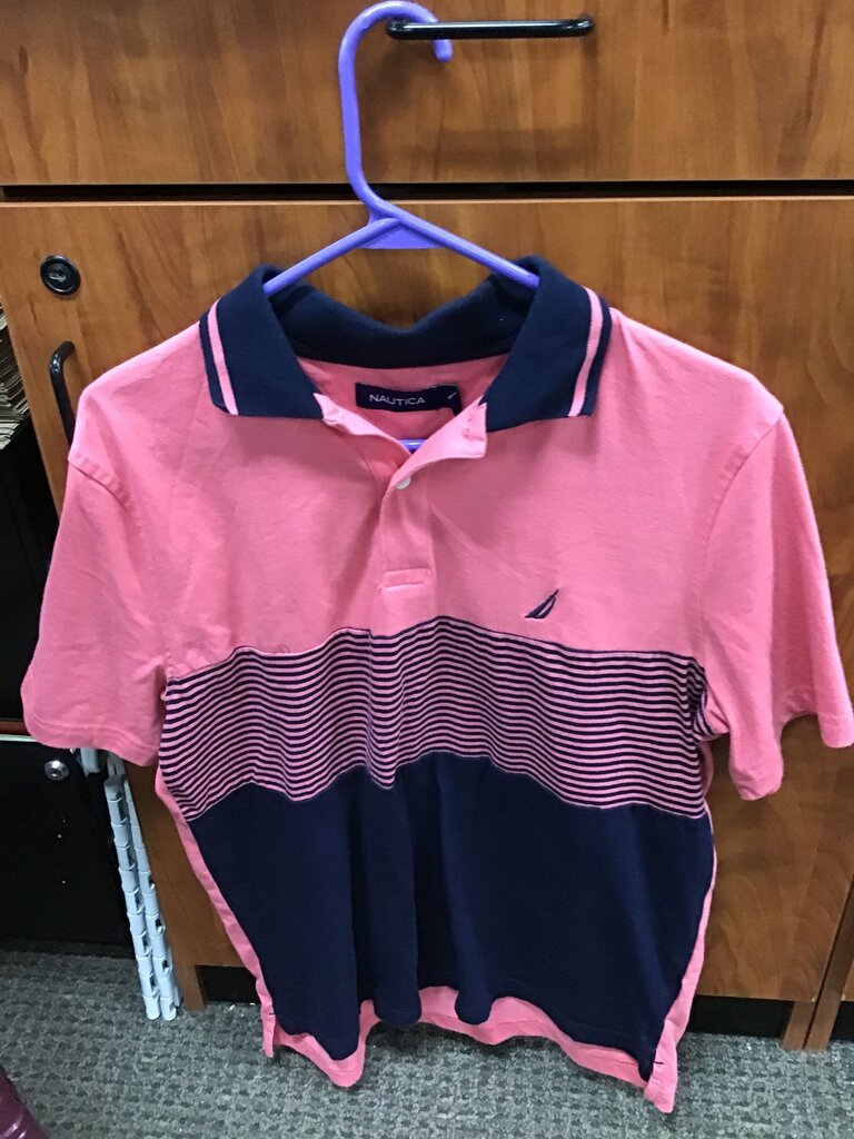 Nautica Men's Colorblock Polo Shirt sz M