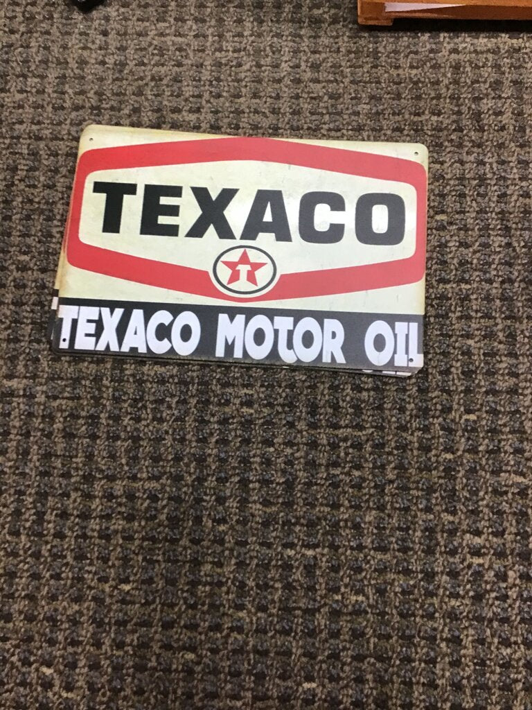 Texaco Motor Oil Vintage Sign