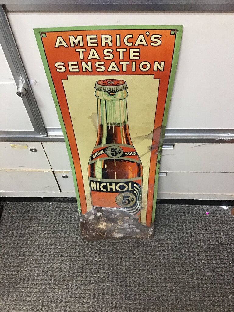 Vintage Nichol Kola Vintage Advertising Sign