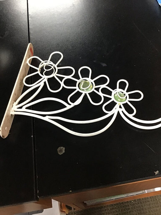 White Floral Wall Decor